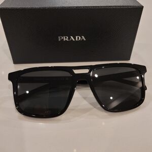 Prada Glossy Black Designer Sunglasses